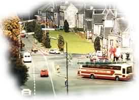 View towards the Village Hall from the Atholl Arms Hotel