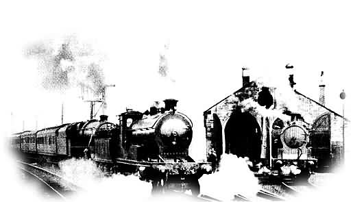 A typical scene at Blair Atholl in the 1950's